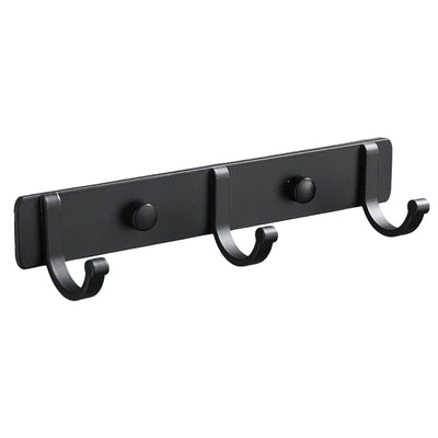 Porte Manteau Mural Aluminium Noir - METO