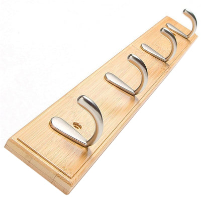 Porte Manteau Mural Bois Metal