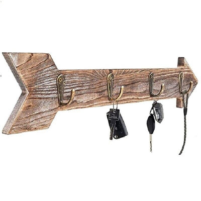 Porte Manteau Mural Bois Ancien